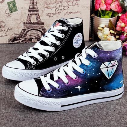 Hand-painted Canvas Shoes Women's..