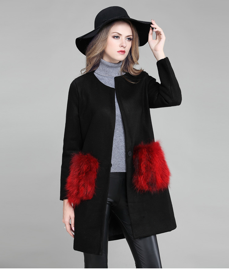 2015 Winter Overcoat Women Long Plus Size Coats Abrigo Lana Mujer on Luulla