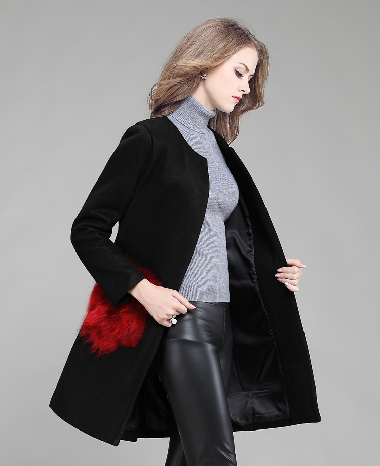 2015 Winter Overcoat Women Long Plus Size Coats Abrigo Lana Mujer on Luulla