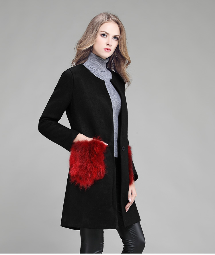 2015 Winter Overcoat Women Long Plus Size Coats Abrigo Lana Mujer on Luulla