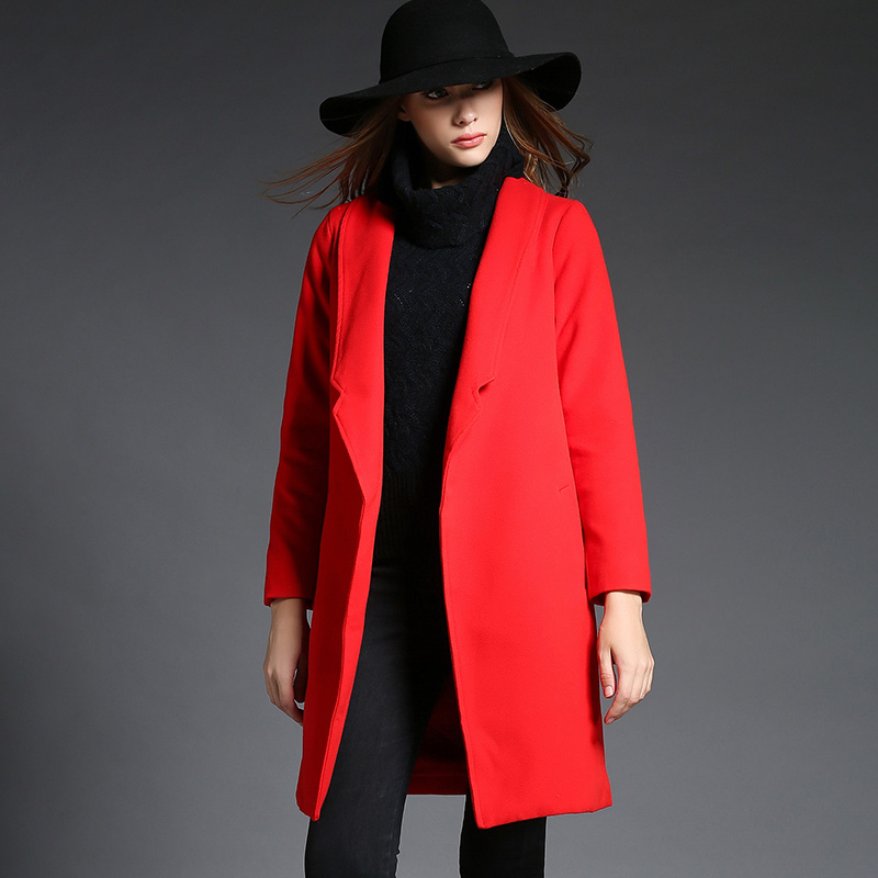 Winter Overcoat Women 2015 Luxury Fashion Ladies Plus Size Coats on Luulla