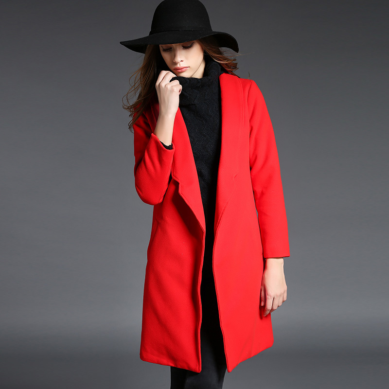 Winter Overcoat Women 2015 Luxury Fashion Ladies Plus Size Coats on Luulla