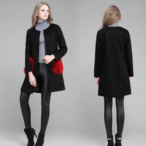 2015 Winter Overcoat Women Long Plus Size Coats Abrigo Lana Mujer on Luulla